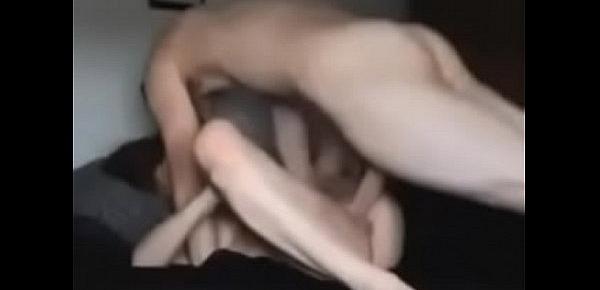  homemade couple sex tape big cock creampie natural tits